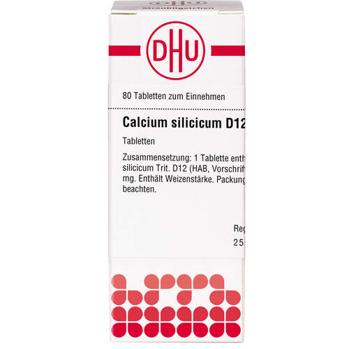 CALCIUM SILICICUM D 12 Tabletten, 80 Stk., DHU-Arzneimittel GmbH & Co. KG