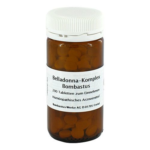 BELLADONNA KOMPLEX Bombastus Tabletten, 200 Stk., Bombastus-Werke AG