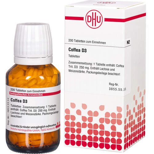 COFFEA D 3 Tabletten, 200 St, DHU-Arzneimittel GmbH & Co. KG