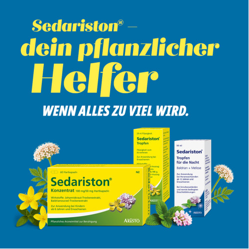 Sedariston Tropfen für die Nacht Baldrian+Melisse, 50 ml, Aristo Pharma GmbH