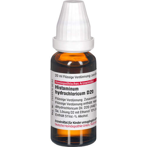 HISTAMINUM hydrochloricum D 20 Dilution, 20 ml, DHU-Arzneimittel GmbH & Co. KG