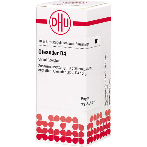 OLEANDER D 4 Globuli, 10 g, DHU-Arzneimittel GmbH & Co. KG