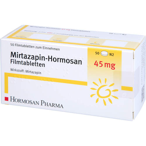 Mirtazapin-Hormosan 45mg, 50 Stk., Hormosan Pharma GmbH