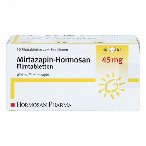 Mirtazapin-Hormosan 45mg, 50 Stk., Hormosan Pharma GmbH