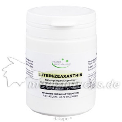 LUTEIN ZEAXANTHIN Vegi Kapseln, 180 Stk., GUARANI BOTANICAL EURO