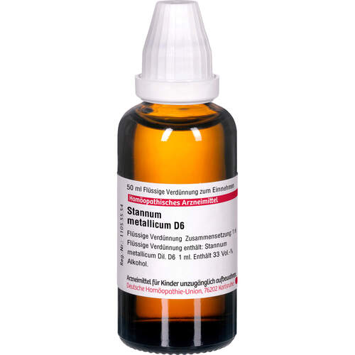 STANNUM METALLICUM D 6 Dilution, 50 ml, DHU-Arzneimittel GmbH & Co. KG