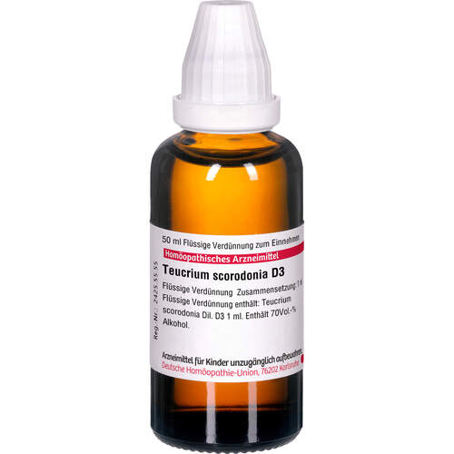 TEUCRIUM SCORODONIA D 3 Dilution, 50 ml, DHU-Arzneimittel GmbH & Co. KG