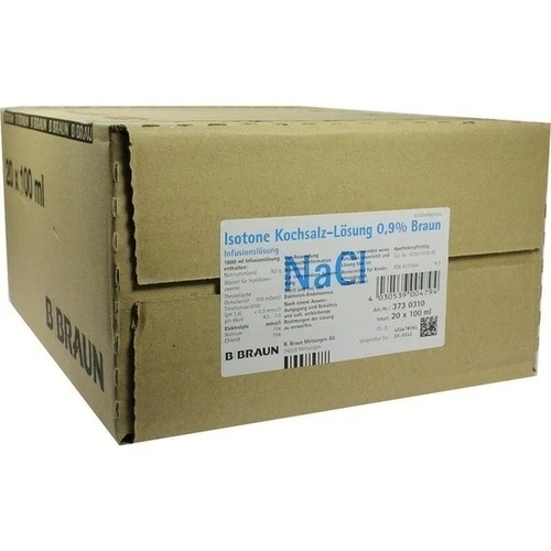 KOCHSALZLOESUNG 0.9% GL KL, 20x100 ml, B. Braun Melsungen AG