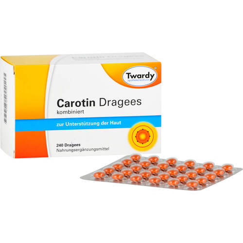 CAROTIN DRAGEES kombiniert, 240 St, Astrid Twardy GmbH