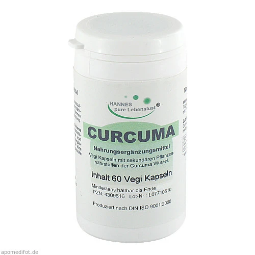 Curcuma Vegi Kapseln, 60 Stk., G & M Naturwaren Import GmbH & Co. KG