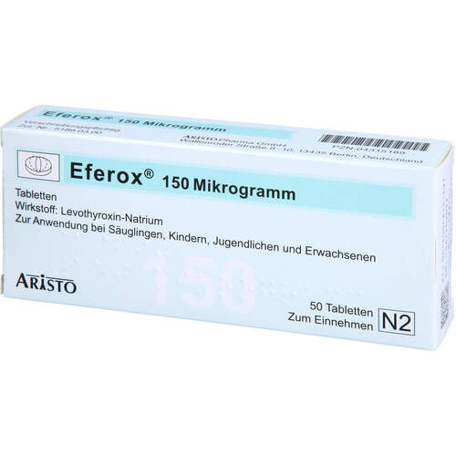 EFEROX 150, 50 ST, Aristo Pharma GmbH