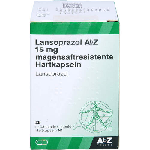 Lansoprazol AbZ 15mg magensaftresistente Hartkaps, 28 Stk., Abz Pharma GmbH