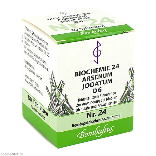 Biochemie 24 Arsenum jodatum D 6, 80 ST, Bombastus-Werke AG