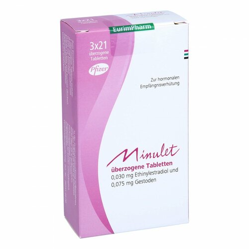 MINULET, 3x21 Stk., Eurimpharm Arzneimittel GmbH