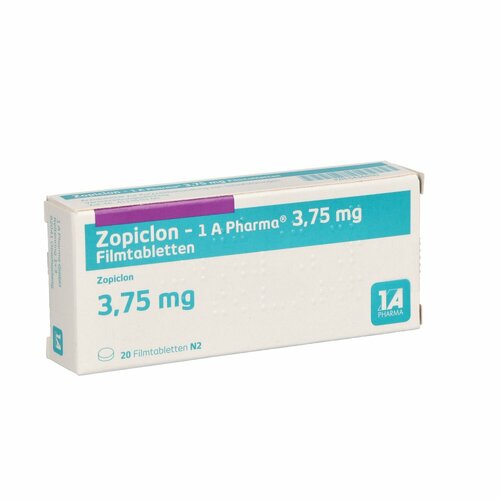 Zopiclon - 1 A Pharma 3.75mg Filmtabletten, 20 ST, 1 A Pharma GmbH