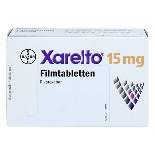 Xarelto 15mg Filmtabletten, 98 Stk., Emra-Med Arzneimittel GmbH