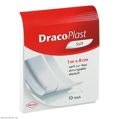 Draco Plast Soft Pflaster 1mx8cm, 1 ST,  Dr. Ausbüttel & Co. GmbH 