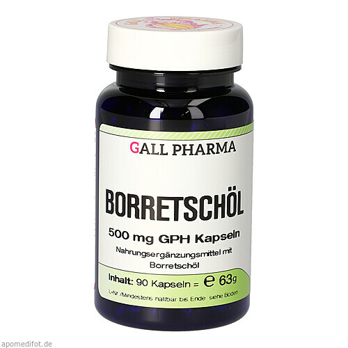Borretschöl 500mg GPH Kapseln, 90 Stk., Hecht-Pharma GmbH