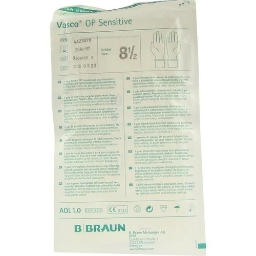 VASCO OP PUDER FR STER 8.5, 2 Stk., B. Braun Melsungen AG