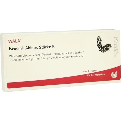 ISCUCIN ABIETIS STAERKE B, 10x1 ml, Wala Heilmittel GmbH