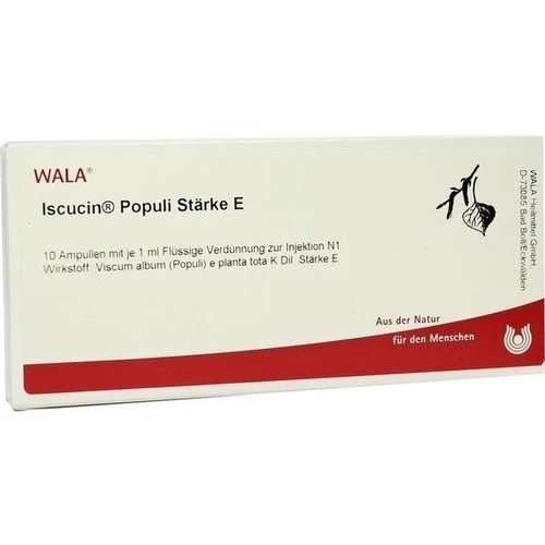 ISCUCIN POPULI STAERKE E, 10x1 ml, Wala Heilmittel GmbH