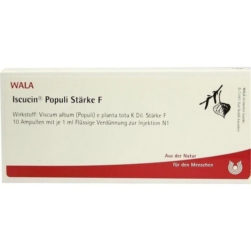 ISCUCIN POPULI STAERKE F, 10x1 ml, Wala Heilmittel GmbH