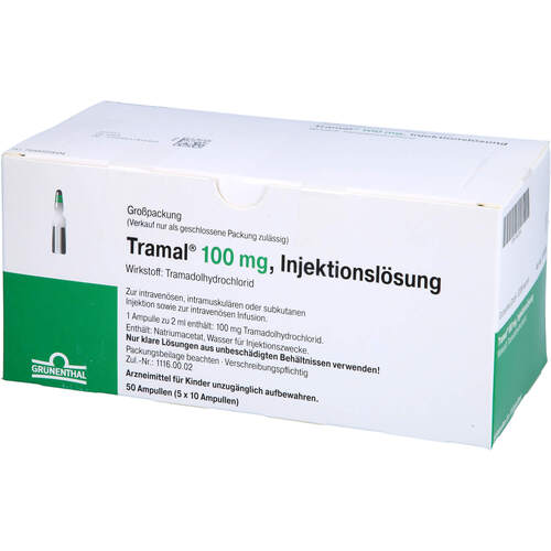 TRAMAL 100mg, 5X10 ST, Grünenthal GmbH