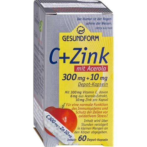 Gesundform C+Zink mit Acerola Depot-Kapseln, 60 Stk., Provita Apoth.Market.U.Handels GmbH