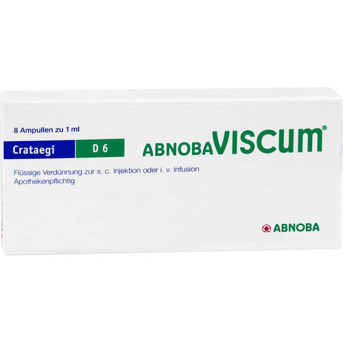 ABNOBAVISCUM CRATAEGI D6, 8 Stk., Abnoba GmbH