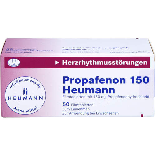 Propafenon 150 Heumann, 50 ST, Heumann Pharma GmbH & Co. Generica KG