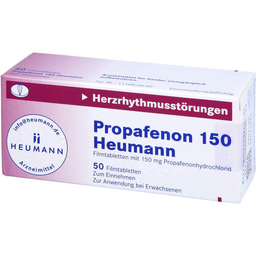 Propafenon 150 Heumann, 50 Stk., Heumann Pharma GmbH & Co. Generica KG