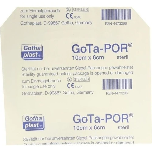 GoTa-POR Wundpflaster steril 100mmx60mm, 1 Stk., Gothaplast GmbH