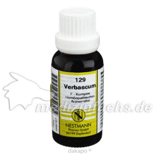 129 Verbascum F Komplex, 20 ml, Nestmann Pharma GmbH