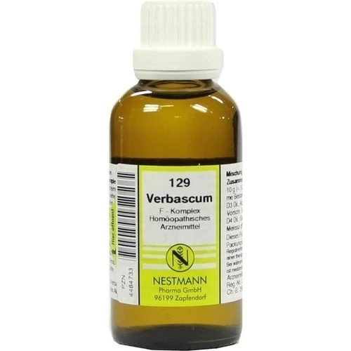 129 Verbascum F Komplex, 50 ML, Nestmann Pharma GmbH