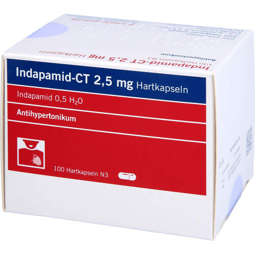 indapamid - ct 2.5 mg Hartkapseln, 100 Stk., Abz Pharma GmbH
