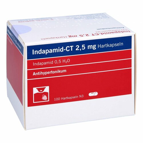 indapamid - ct 2.5 mg Hartkapseln, 100 Stk., Abz Pharma GmbH