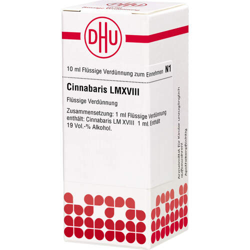 CINNABARIS LM XVIII, 10 ml, Dhu-Arzneimittel GmbH & Co. KG