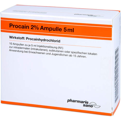 PROCAIN Röwo 2% Ampullen 5 ml, 10X5 ml, medphano Arzneimittel GmbH