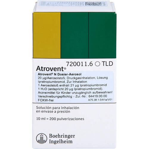 Atrovent N Dosier- Aerosol, 10 ml, Axicorp Pharma GmbH