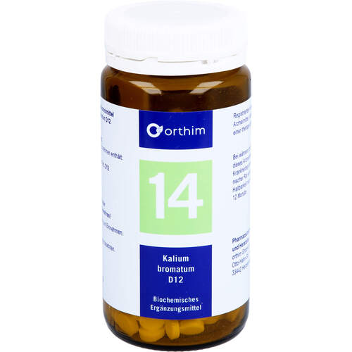 BIOCHEMIE Orthim 14 Kalium bromatum D 12 Tabletten, 400 Stk., Orthim GmbH & Co. KG