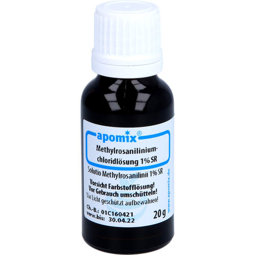 SOLUTIO METHYLROSANILIN 1% SR, 20 g, apomix AMH Niemann GmbH & Co. KG