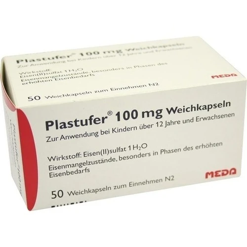 PLASTUFER 100 mg Weichkapseln, 50 Stk., MEDA Pharma GmbH & Co.KG