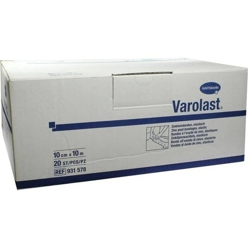 VAROLAST Zinkleimbinde 10 cmx10 m, 20 Stk., PAUL HARTMANN AG