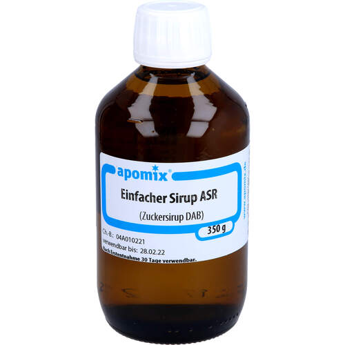 SIRUPUS SIMPLEX ASR, 350 g, apomix PKH Pharmazeutisches Labor GmbH