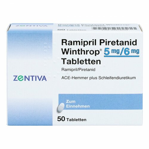 Ramipril Piretanid Winthrop 5/6mg Tabletten, 50 Stk., Zentiva Pharma GmbH