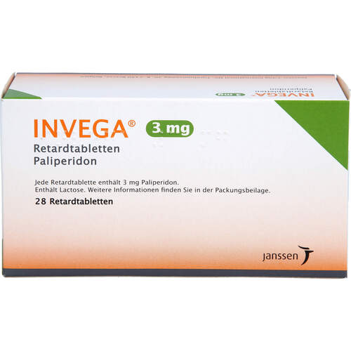 INVEGA 3mg Retardtabletten, 28 ST, Janssen-Cilag GmbH