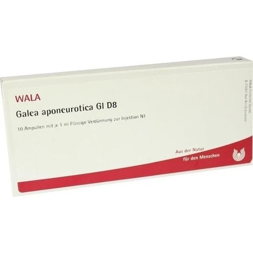 GALEA APONEUROTICA GL D 8, 10x1 ml, Wala Heilmittel GmbH