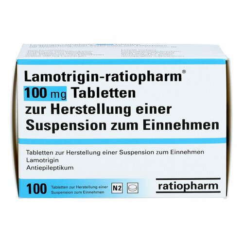 Lamotrigin-ratiopharm 100mg Tabletten, 100 ST, ratiopharm GmbH