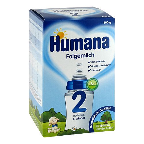 HUMANA Folgemilch 2 Pulver, 800 g, sanotact GmbH