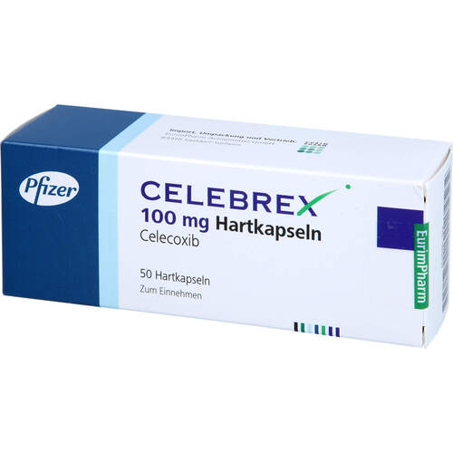 Celebrex 100mg Hartkapseln, 50 Stk., Eurimpharm Arzneimittel GmbH